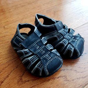 🧸 3/$20 Bullfrogs Black Sandals - Toddler/Baby